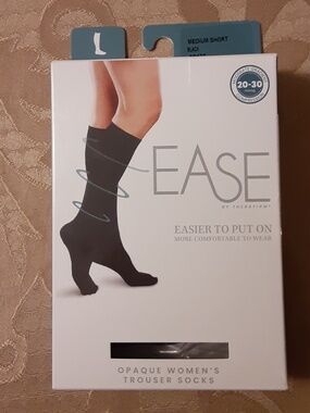 Therafirm Ease Black Opaque Women's Trouser Socks